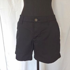 NWT Black Cotton Shorts Old Navy 5" inseam, size 8